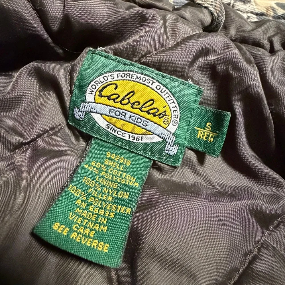 Cabela's‎ For Kids Mossy Oak Camo Hooded Jacket Coat Youth Small 6/6X
